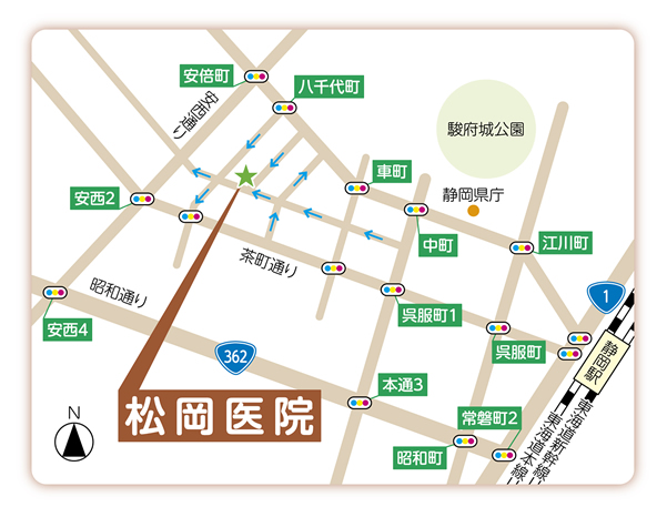 松岡医院　地図